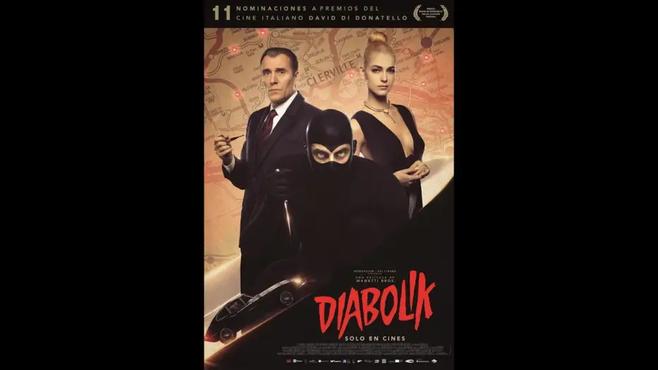 Video for the film Diabolik — Diabolik - Trailer en español