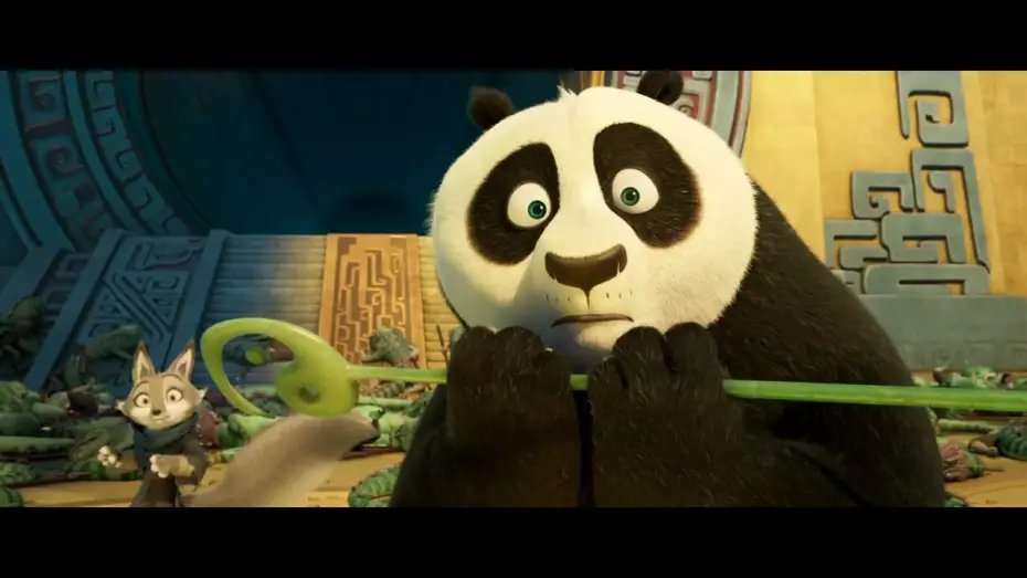 Video for the film Kung Fu Panda 4 — Clip " Camaleonti alla fortezza"