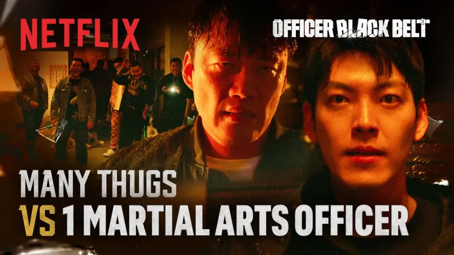 Video for the film Officer Black Belt — Kim Woo-bin is ambushed by a group of thugs [ENG SUB]