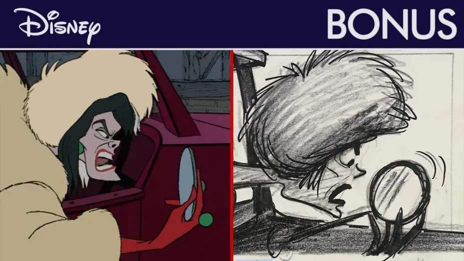Video for the film One Hundred and One Dalmatians — Les 101 Dalmatiens - Storyboards vs Film : Comparaison scène par scène de « La rage » | Disney