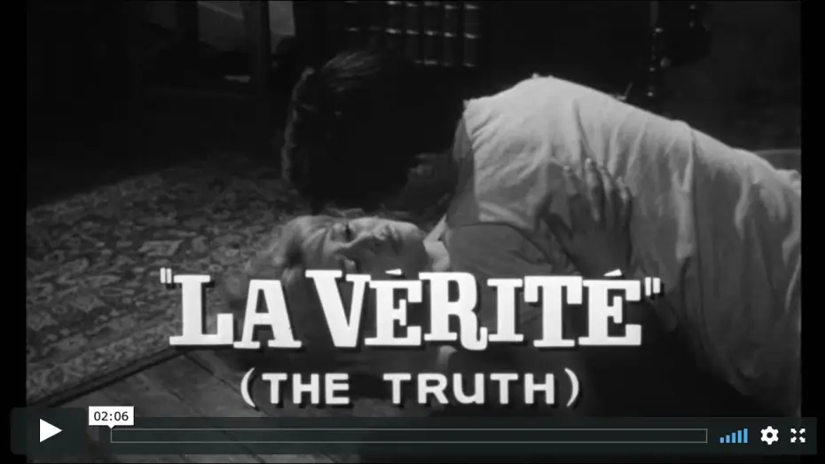 Video for the film The Truth — LA VERITE (1960) Bande Annonce VF HD, de Henri-Georges Clouzot avec Brigitte Bardot