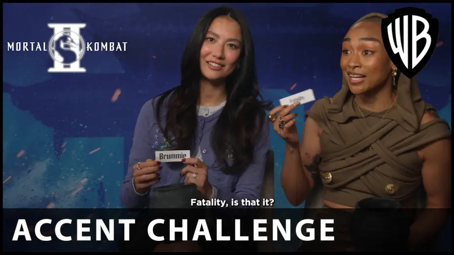 Video for the film Mortal Kombat 2 — Mortal Kombat II Cast Play the Accent Challenge