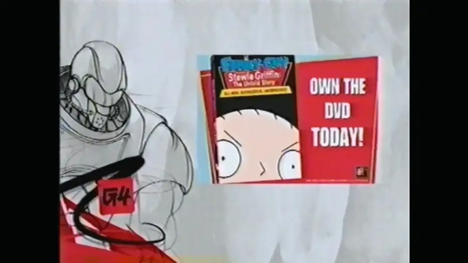 Video for the film Stewie Griffin: The Untold Story — A "brought to you by" and Family Guy: Stewie Griffin The Untold Story on dvd ad from 2005