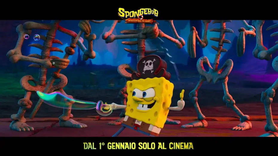 Video for the film The SpongeBob Movie: Search for SquarePants — SpongeBob - Un'Avventura da Pirati | Trailer Ufficiale