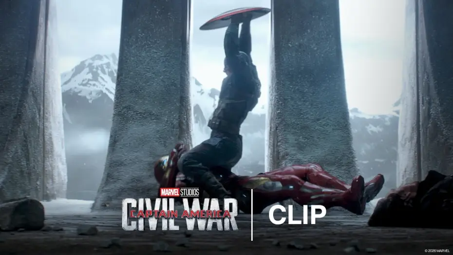 Video for the film Captain America: Civil War — Iron Man, Captain America, and Winter Soldier Fight - Official Clip