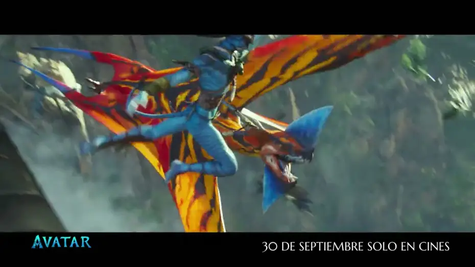 Video for the film Avatar — Anuncio: 'El fenómenos mundial vuelve a los cines'