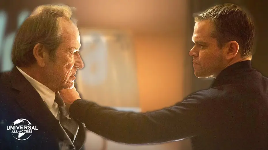 Video for the film Jason Bourne — Matt Damon VS Tommy Lee Jones - Extended Preview