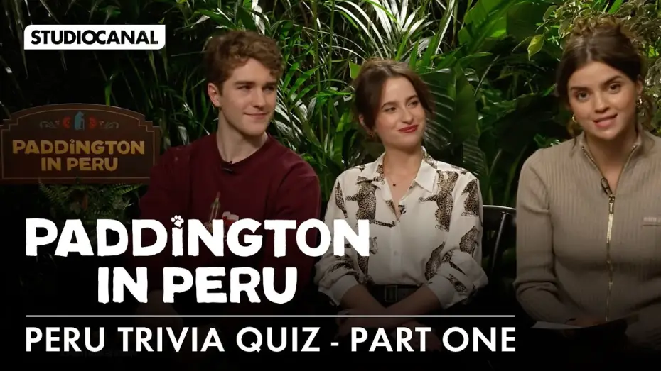 Video for the film Paddington in Peru — PERU TRIVIA QUIZ (Part I) with Carla Tous, Samuel Joslin and Madeleine Harris