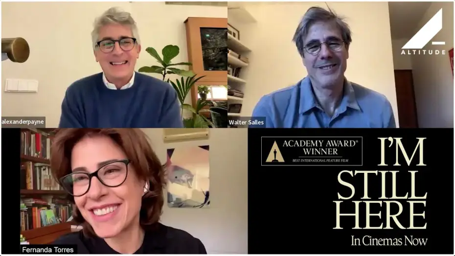 Video for the film I'm Still Here — Walter Salles and Fernanda Torres Q&A, Hosted by Alexander Payne