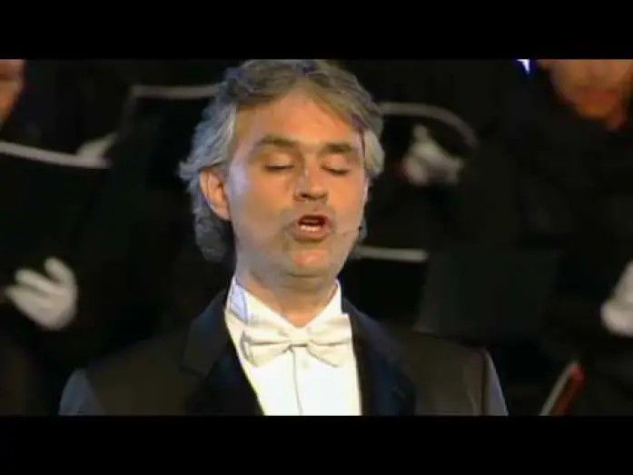Video for the film Andrea Bocelli - Une nuit en Toscane — ANDREA BOCELLI (HQ) AVE MARIA (SCHUBERT)
