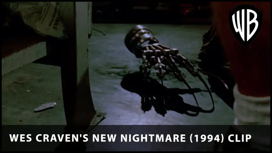 Video for the film New Nightmare — Freddy's hand is coming to get ya!