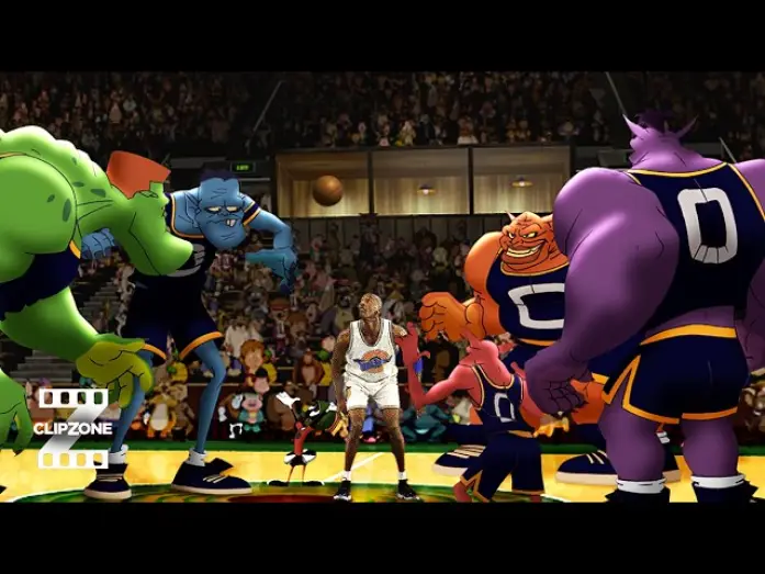 Video for the film Space Jam — Tune Squad vs. the Monstars