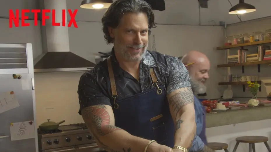 Video for the film Nonnas — Joe Manganiello & Chef Funke Get Schooled by 5 Nonnas