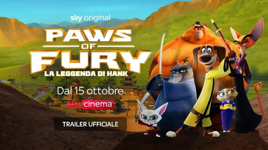 Video for the film Paws of Fury: The Legend of Hank — PAWS OF FURY | LA LEGGENDA DI HANK (film Sky Original) | Trailer ITA