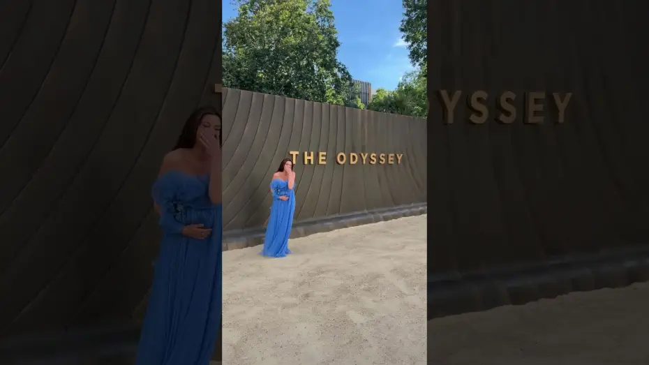 Video for the film The Odyssey — Anne Hathaway graces the carpet at the World Premiere of The Odyssey.