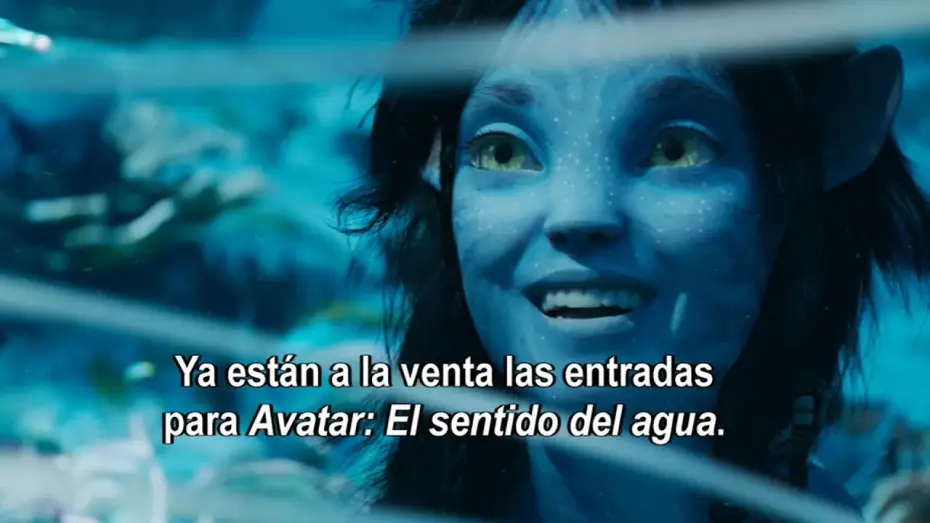 Video for the film Avatar: The Way of Water — Entradas ya a la venta [VOSE]