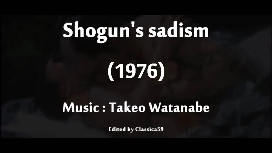 Video for the film Oxen Split Torturing — Shogun's sadism (The joy of torture) - Takeo Watanabe