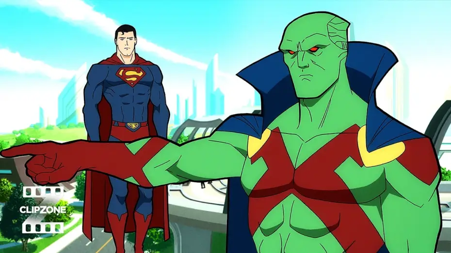 Video for the film Superman: Man of Tomorrow — J'onn J'onzz & Superman Fight The Parasite