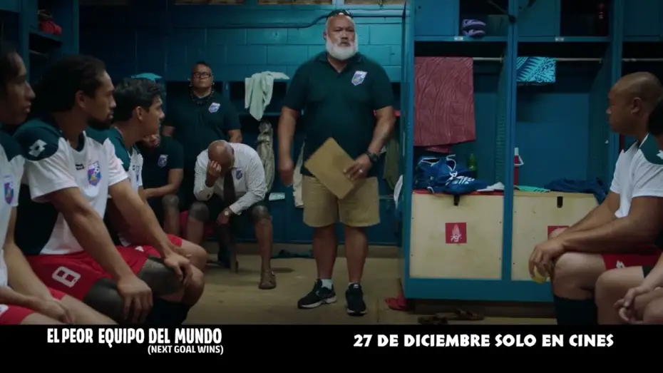 Video for the film Next Goal Wins — Anuncio:'La película perfecta sobre los perdedores'