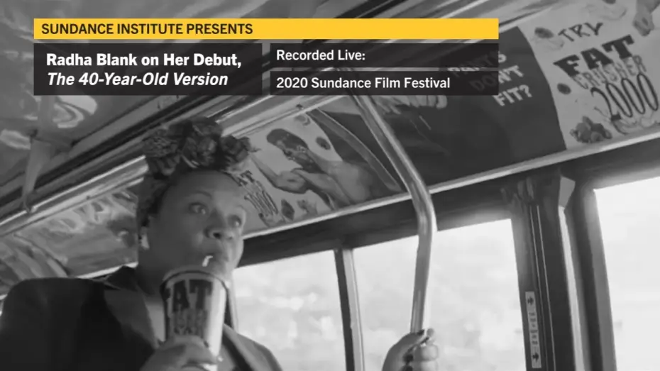 Video for the film The Forty-Year-Old Version — Radha Blank on Her Debut, The 40-Year-Old Version