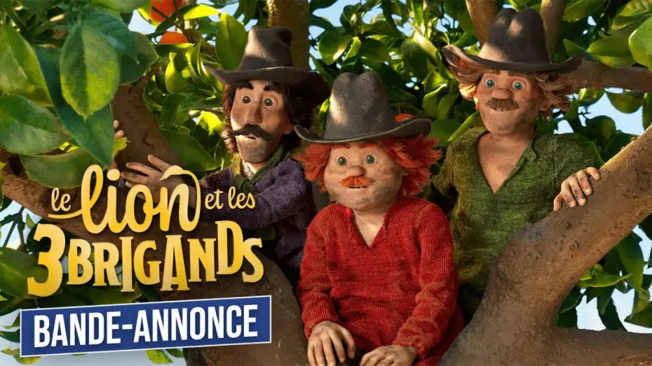 Video for the film Three Robbers and a Lion — LE LION ET LES TROIS BRIGANDS - Bande-annonce