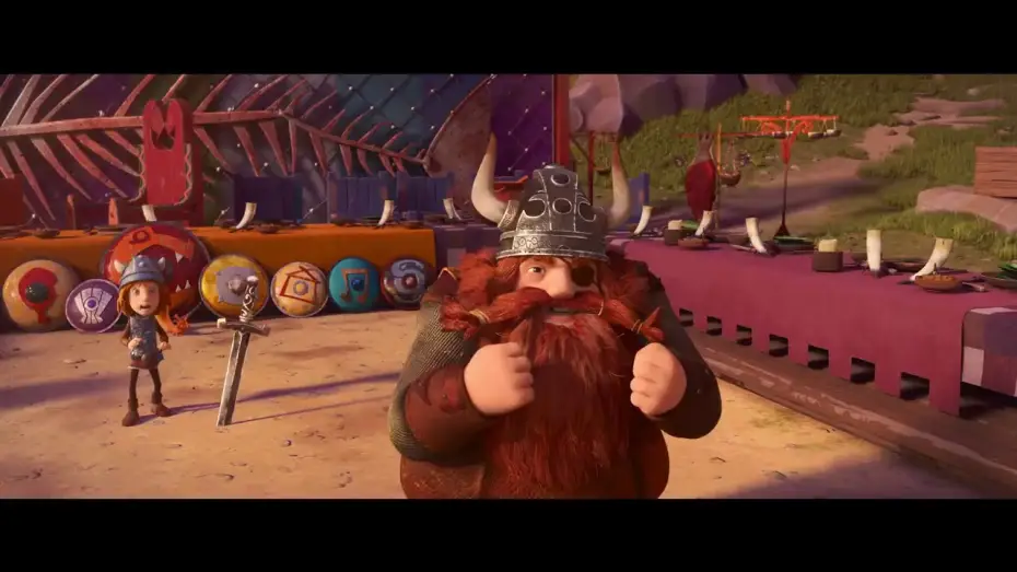 Video for the film Vic the Viking: The Magic Sword — Tráiler oficial