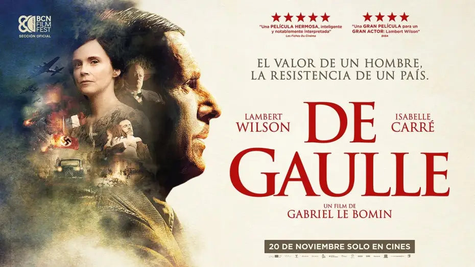Video for the film De Gaulle — TRÁILER (VE) - DE GAULLE