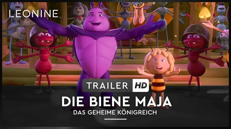 Video for the film Maya the Bee: The Golden Orb — Biene Maja - Das geheime Königreich - Trailer (deutsch/german; FSK 0)