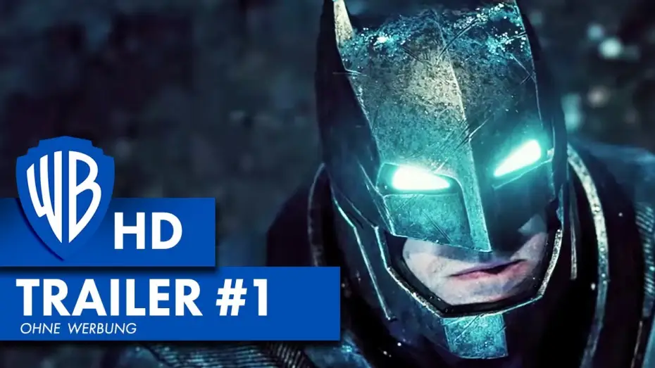 Video for the film Batman v Superman: Dawn of Justice — BATMAN V SUPERMAN: DAWN OF JUSTICE - Trailer F1 Deutsch HD German