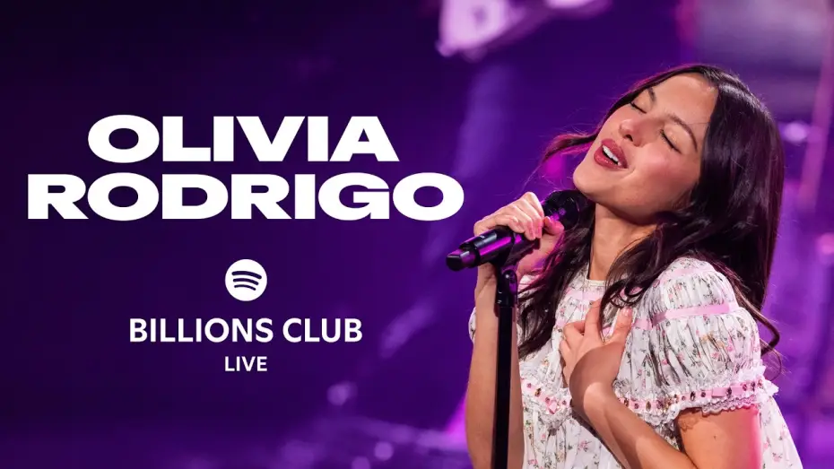 Video for the film Billions Club Live with Olivia Rodrigo: A Concert Film — Olivia Rodrigo’s Billions Club Live Concert Film Trailer | Spotify