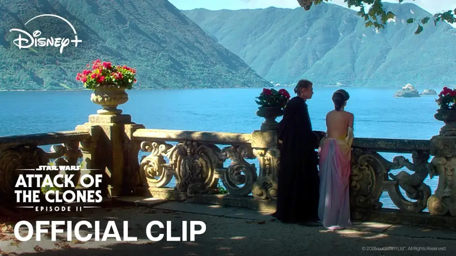 Video for the film Star Wars: Episode II - Attack of the Clones — Anakin and Padmé Kiss on Naboo - Official Clip