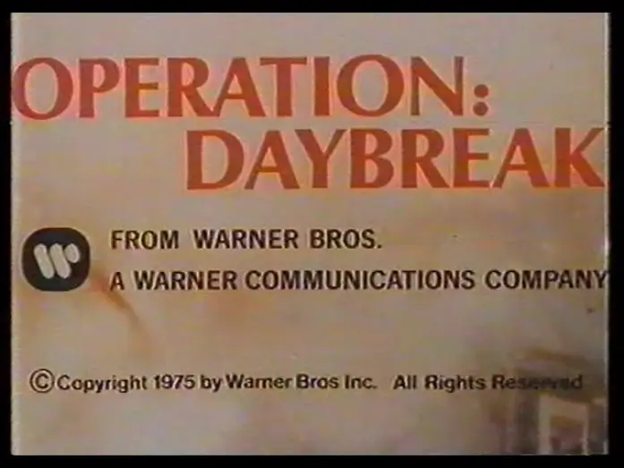 Video for the film Operation: Daybreak — Operation Daybreak (1975) VHS Trailer