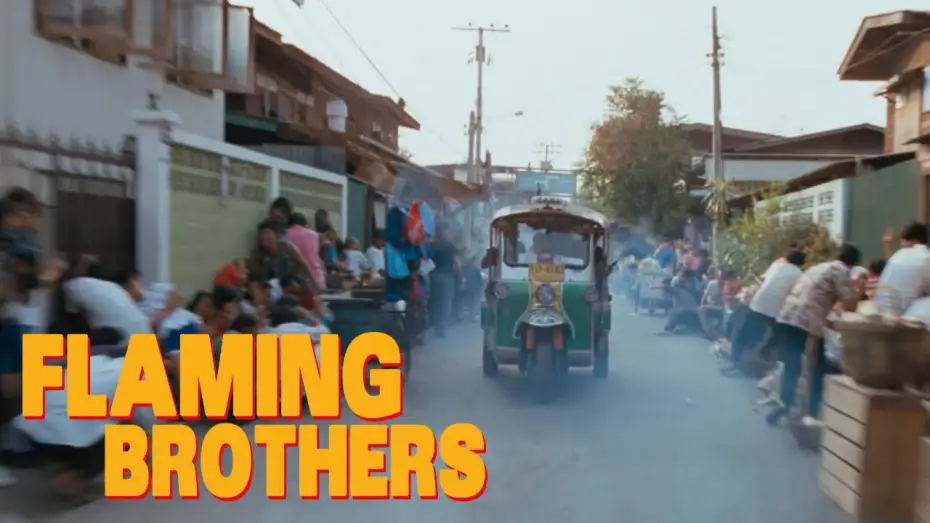 Video for the film Flaming Brothers — Tuk-tuk chase sequence through a bustling Thai marketplace