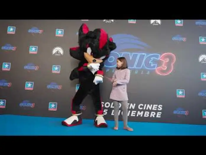 Video for the film Sonic the Hedgehog 3 — Premiere Madrid