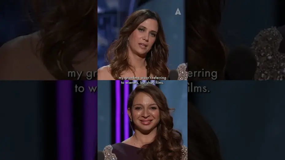 Video for the film Bridesmaids — Maya Rudolph, Kristen Wiig, and the cast of 'Bridesmaids' present Best Live Action Short