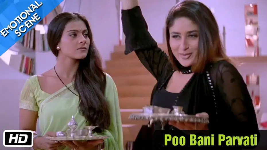 Video for the film Kabhi Khushi Kabhie Gham — Poo Bani Parvati - Emotional Scene - Kabhi Khushi Kabhie Gham - Kajol, Shahrukh Khan