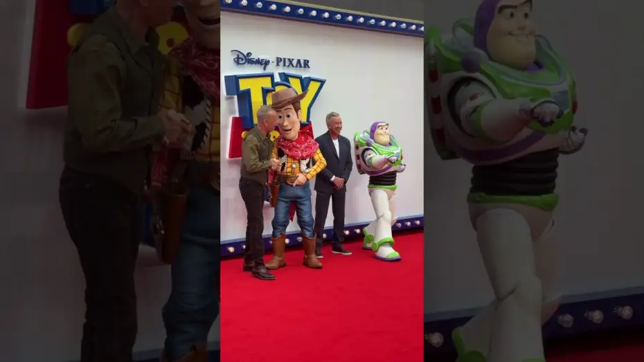 Video for the film Toy Story 5 — Two iconic duos…Woody and Buzz. Tom Hanks & Tim Allen at the Toy Story 5 UK Launch Event