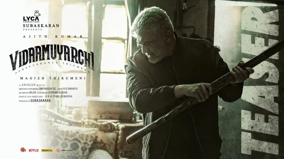 Video for the film Vidaamuyarchi — Official Teaser - English Version
