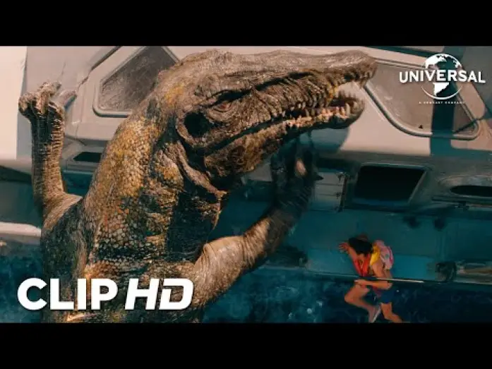Video for the film Untitled Jurassic World Movie — Clip en español - ¡Nada, Xavier!