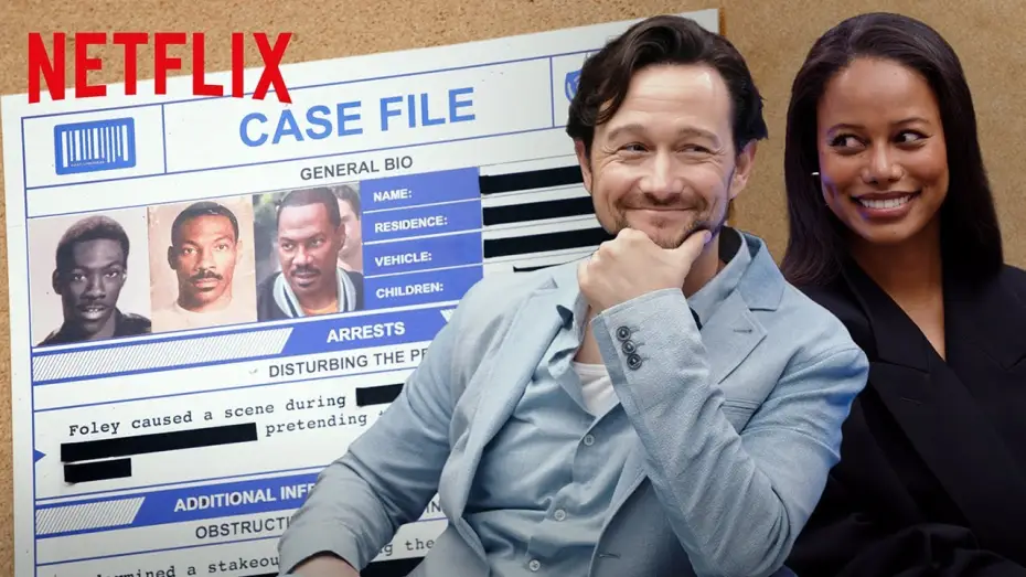 Video for the film Beverly Hills Cop: Axel F — Joseph Gordon-Levitt and Taylour Paige Try to Solve Axel Foley's Case File