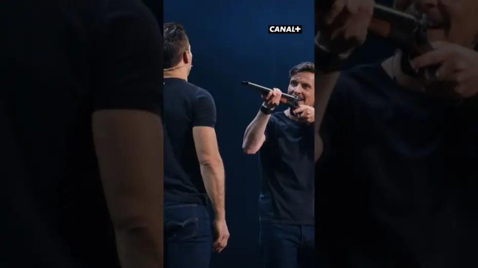 Video for the film Ferrari, Tsamere, Lecaplain : La Tournée du Trio — Jeremy Ferrari qui se retient de rire 😂