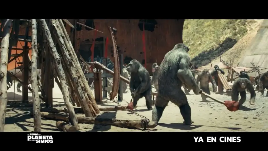 Video for the film Kingdom of the Planet of the Apes — Ya en cines