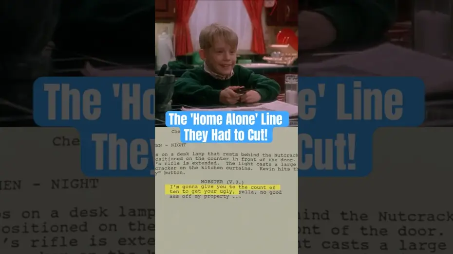 Video for the film Home Alone — The ‘Home Alone’ Script Line They Had to Cut!