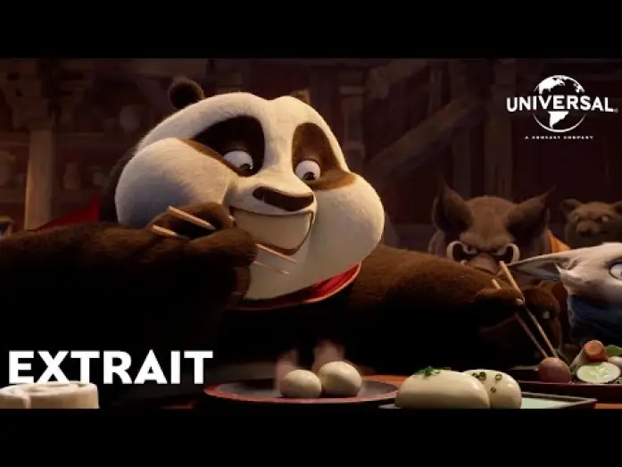 Video for the film Kung Fu Panda 4 — Extrait "Bagarre à la taverne" VF