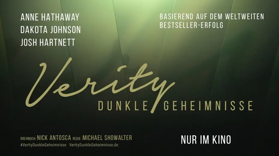 Video for the film Verity — Verity - Dunkle Geheimnisse – Offizieller Teaser Trailer (Kinostart: 1.10.2026)