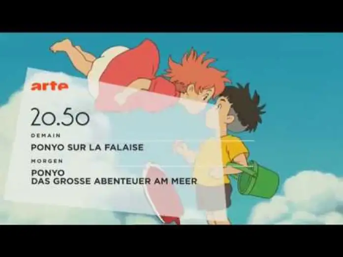 Video for the film Ponyo — Ponyo sur la falaise - BA Arte