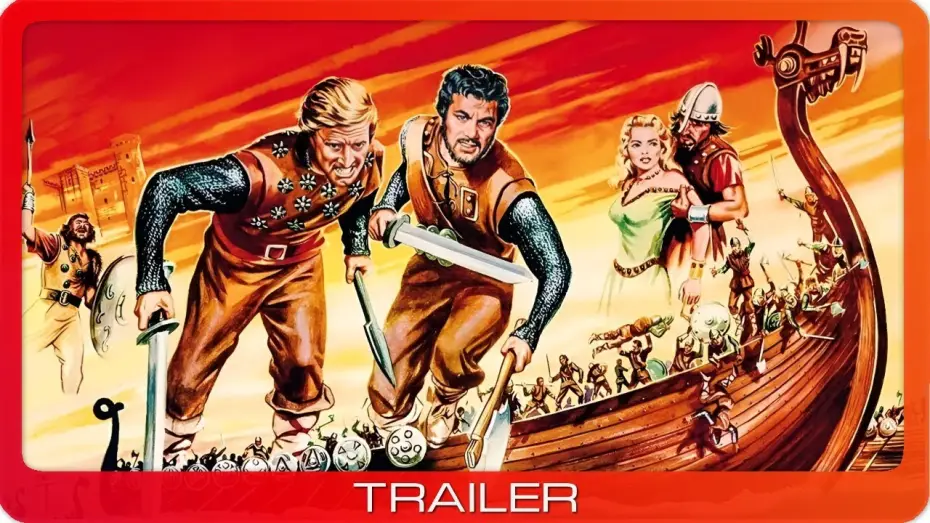 Video for the film The Vikings — Die Wikinger ≣ 1958 ≣ Trailer