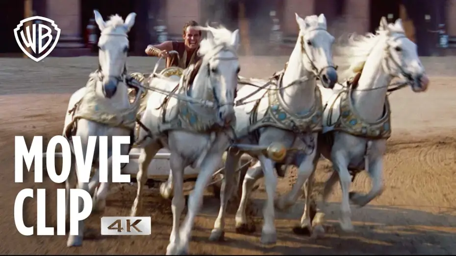 Video for the film Ben-Hur — Chariot Race - Movie Clip