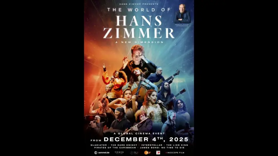 Video for the film The World of Hans Zimmer: A New Dimension — Cinema TRAILER: The World of Hans Zimmer: A new Dimension