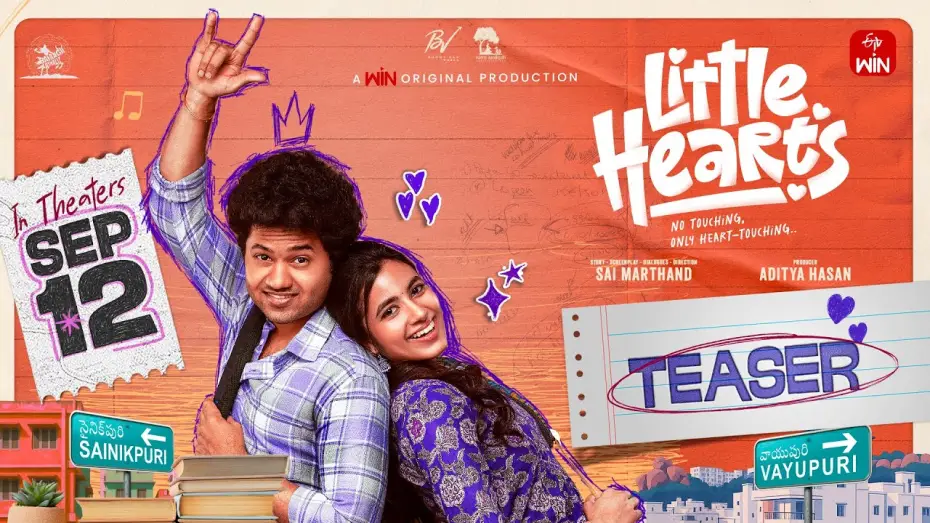 Video for the film Little Hearts — Little Hearts Teaser | Mouli Talks, Shivani Nagaram | Aditya Hasan | Bunny Vas | Sai Marthand